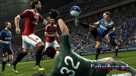 Скачать бесплатно игру симулятор футбола Pro Evolution Soccer 2013 